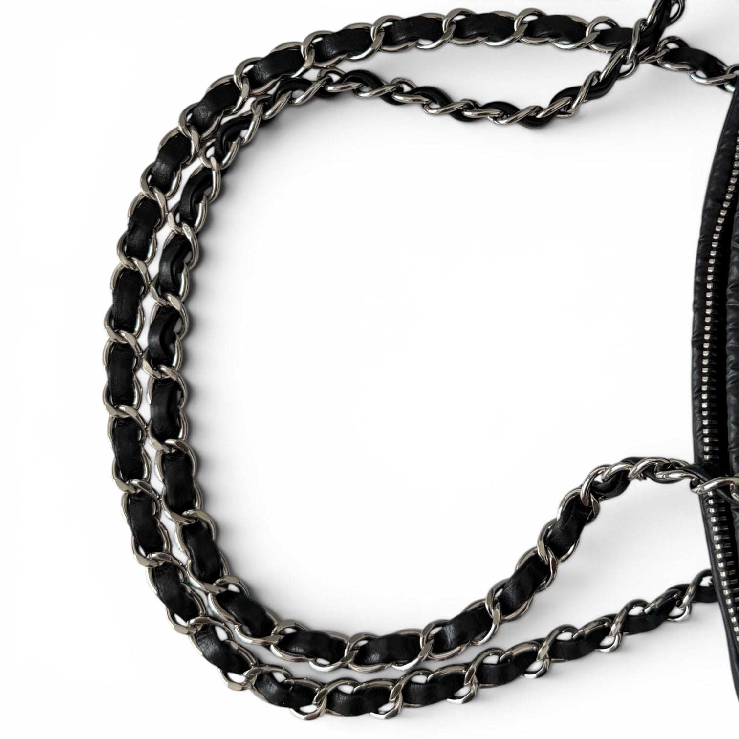 Chanel Tweed on Stitch Bowler Bag