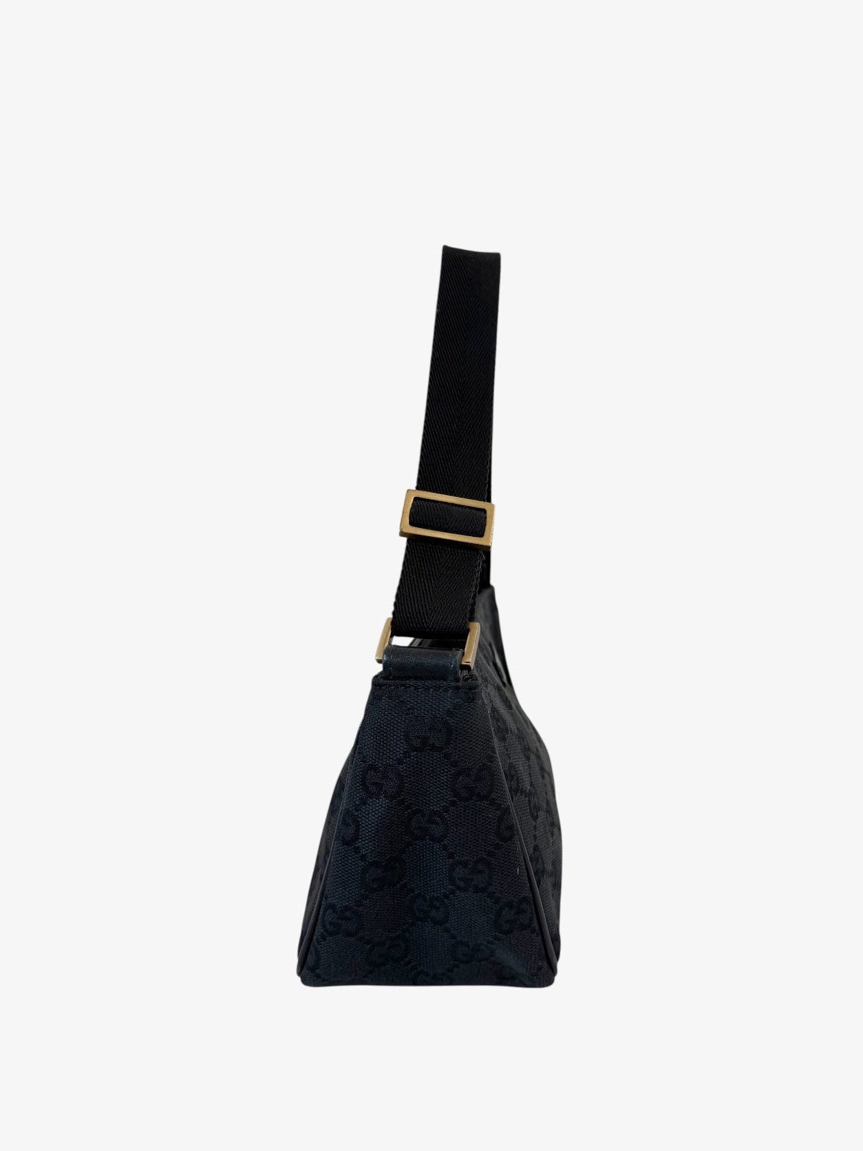 Gucci GG Canvas Shoulder Bag Black