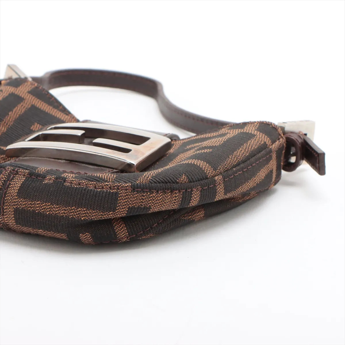 Fendi Zucca Mini Half Moon Baguette