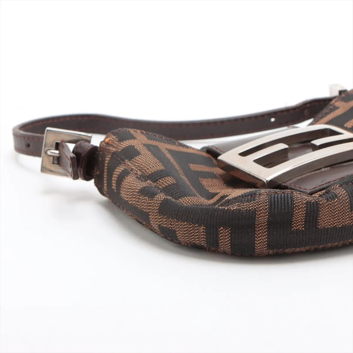 Fendi Zucca Mini Half Moon Baguette