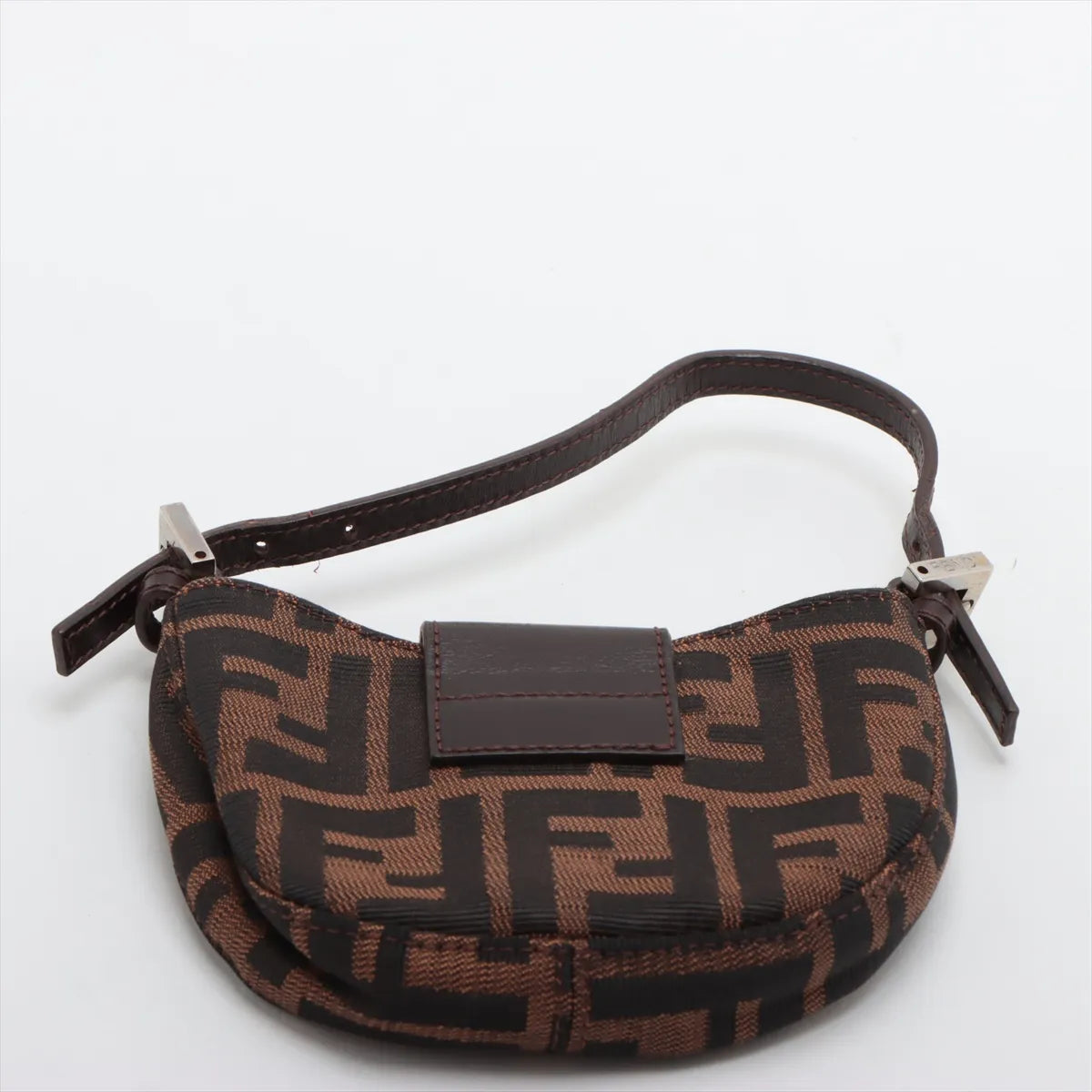 Fendi Zucca Mini Half Moon Baguette