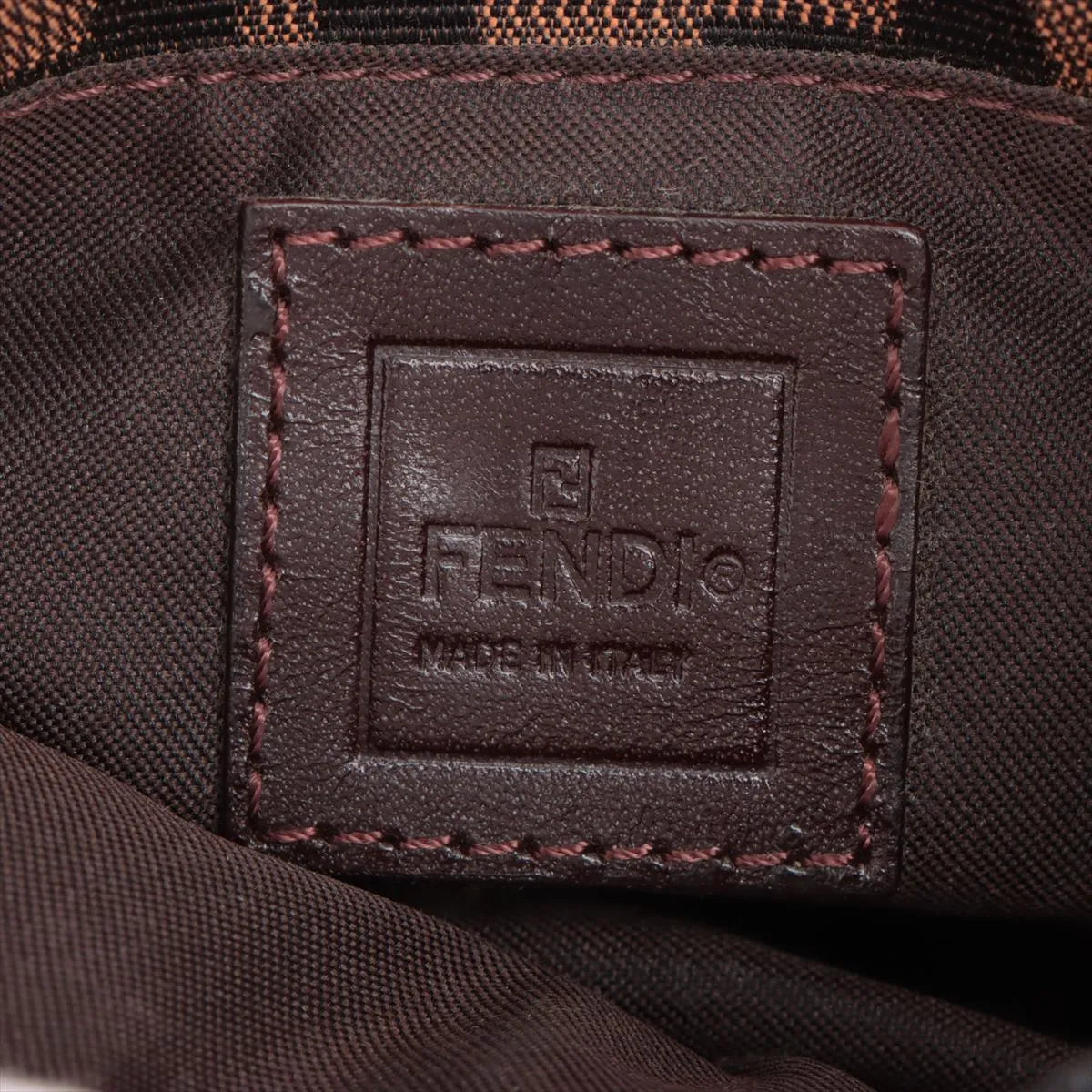 Fendi Zucca Mini Half Moon Baguette