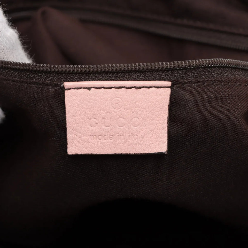 Gucci Pink GG Canvas Abbey D-Ring Hobo Bag