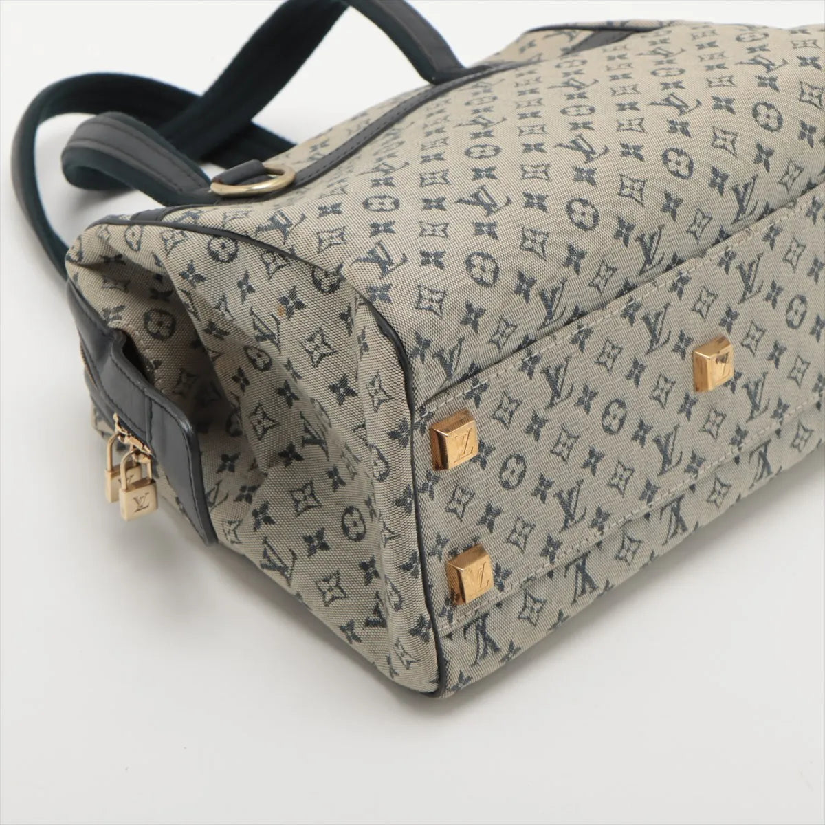 Louis Vuitton Blue Grey Monogram Mini Lin Josephine PM bag