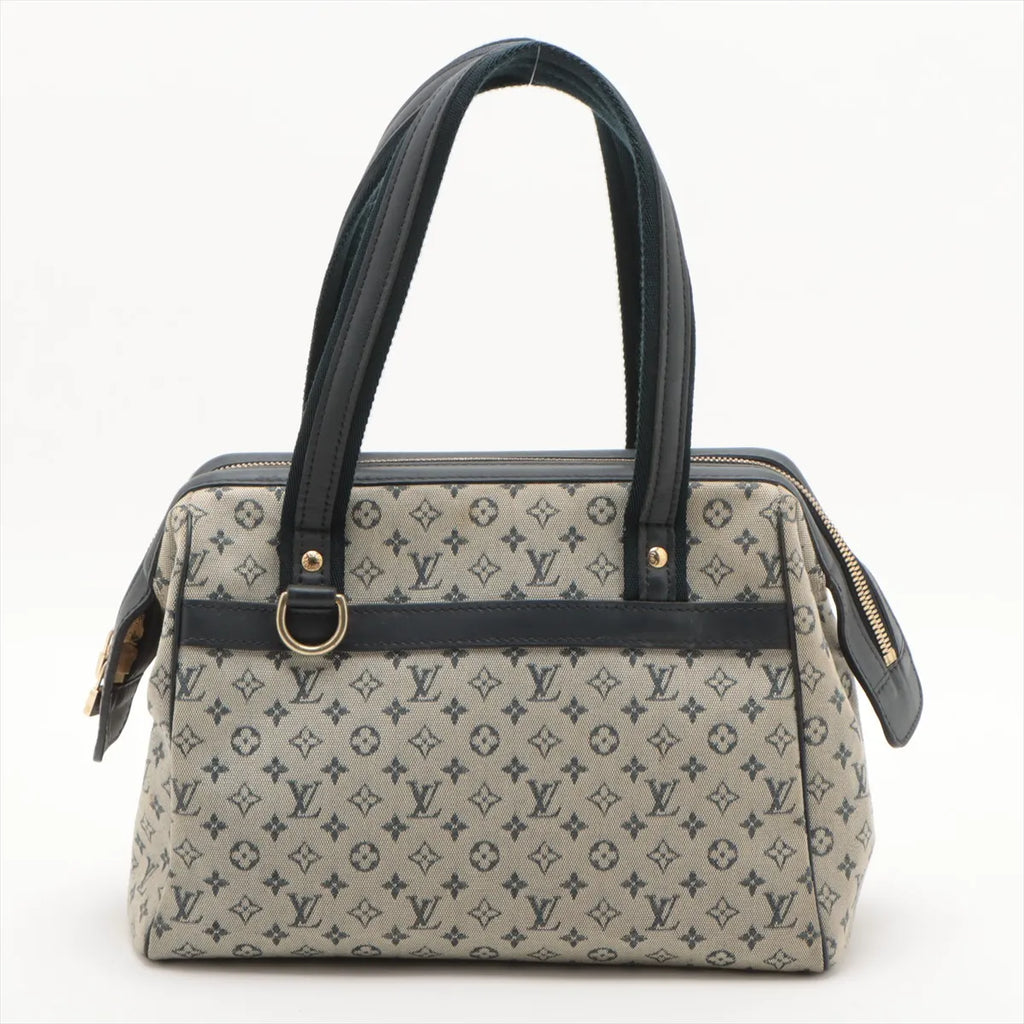 Louis Vuitton Blue Grey Monogram Mini Lin Josephine PM bag